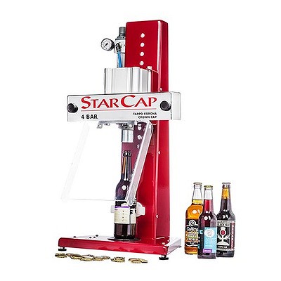 Encorchadora semiautomática corcho - Corona Starcap sin alimentador